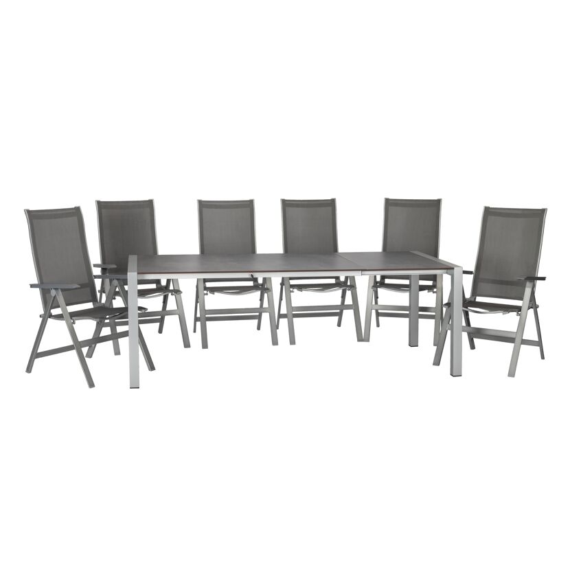 Gartenmöbelset 'Urban' für 6 Personen Aluminium