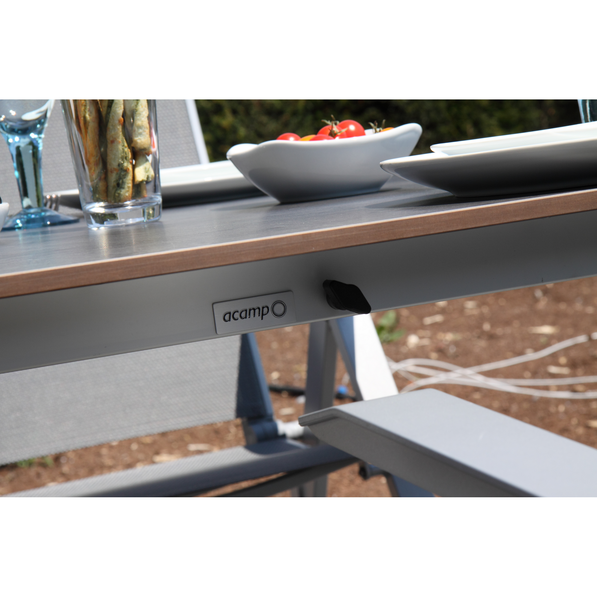 Gartenmöbel-Set 'Urban' anthrazit 7-teilig