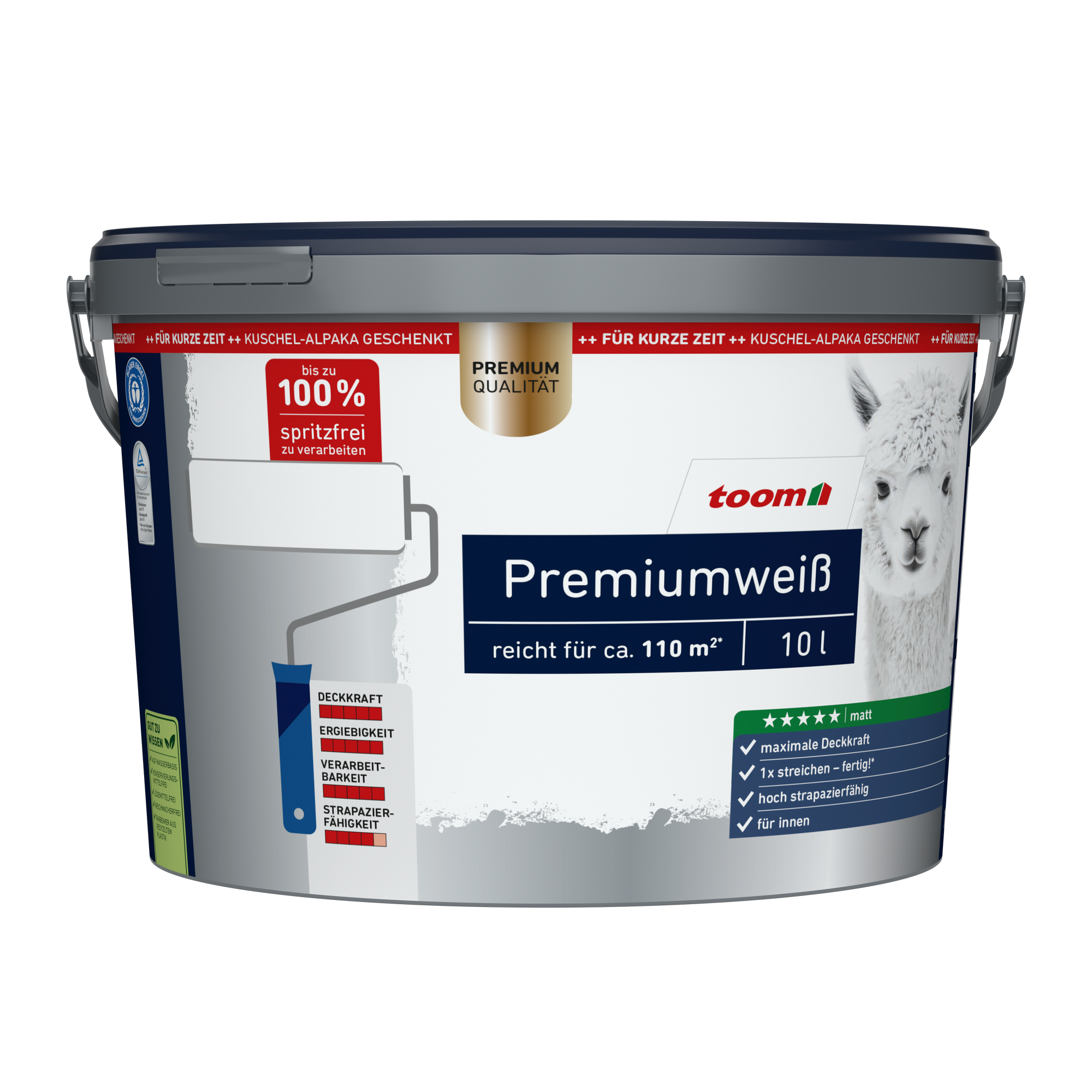 Premiumweiß matt 10 l
