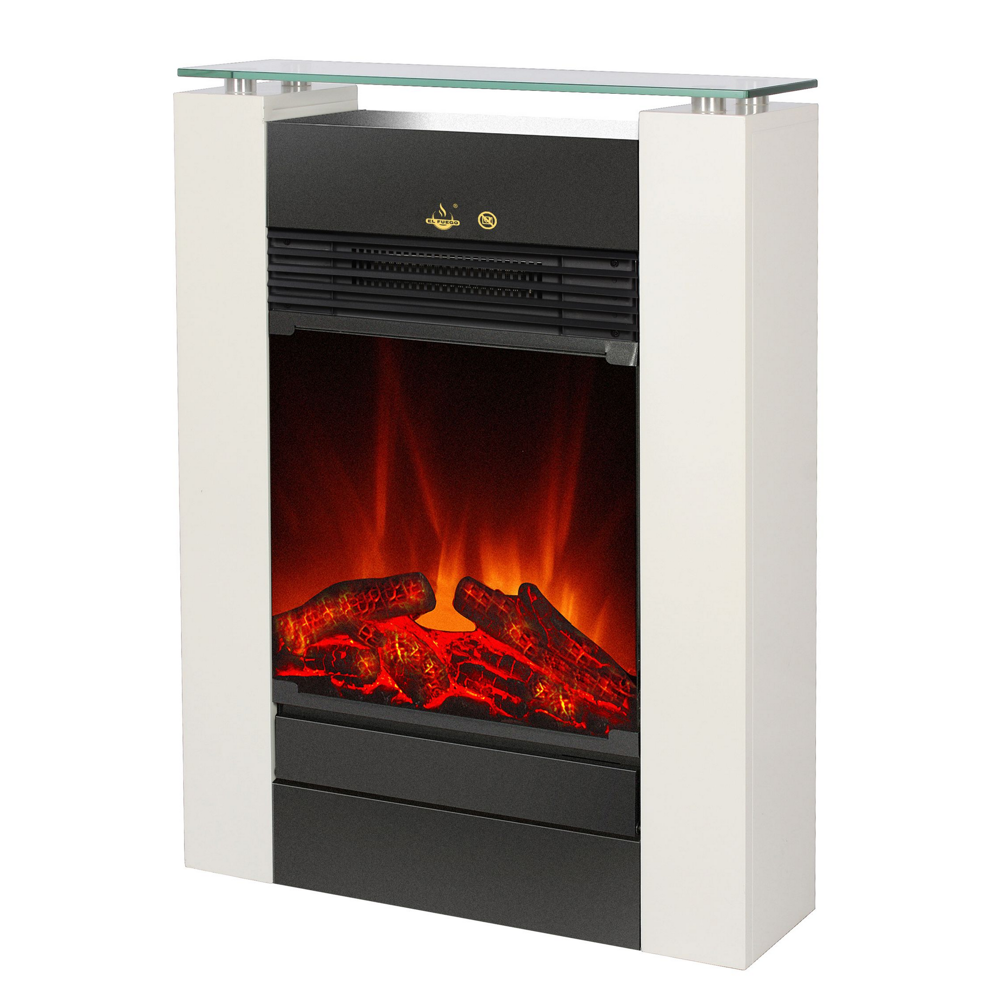 Elektrokamin 'Tessin' weiß 2 kW