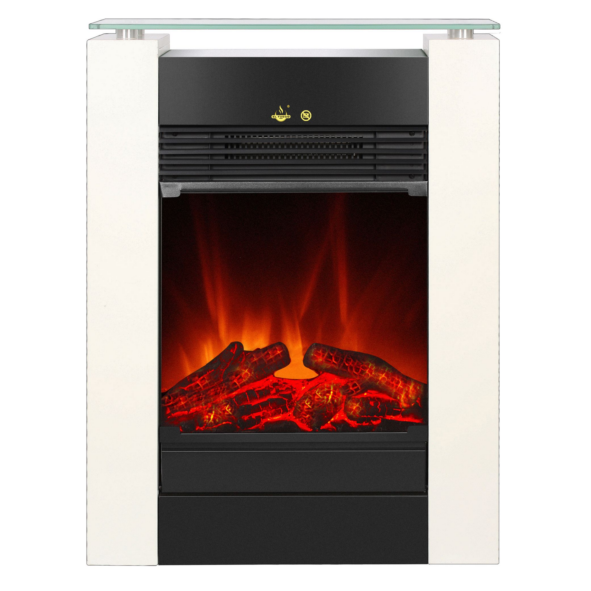 Elektrokamin 'Tessin' weiß 2 kW