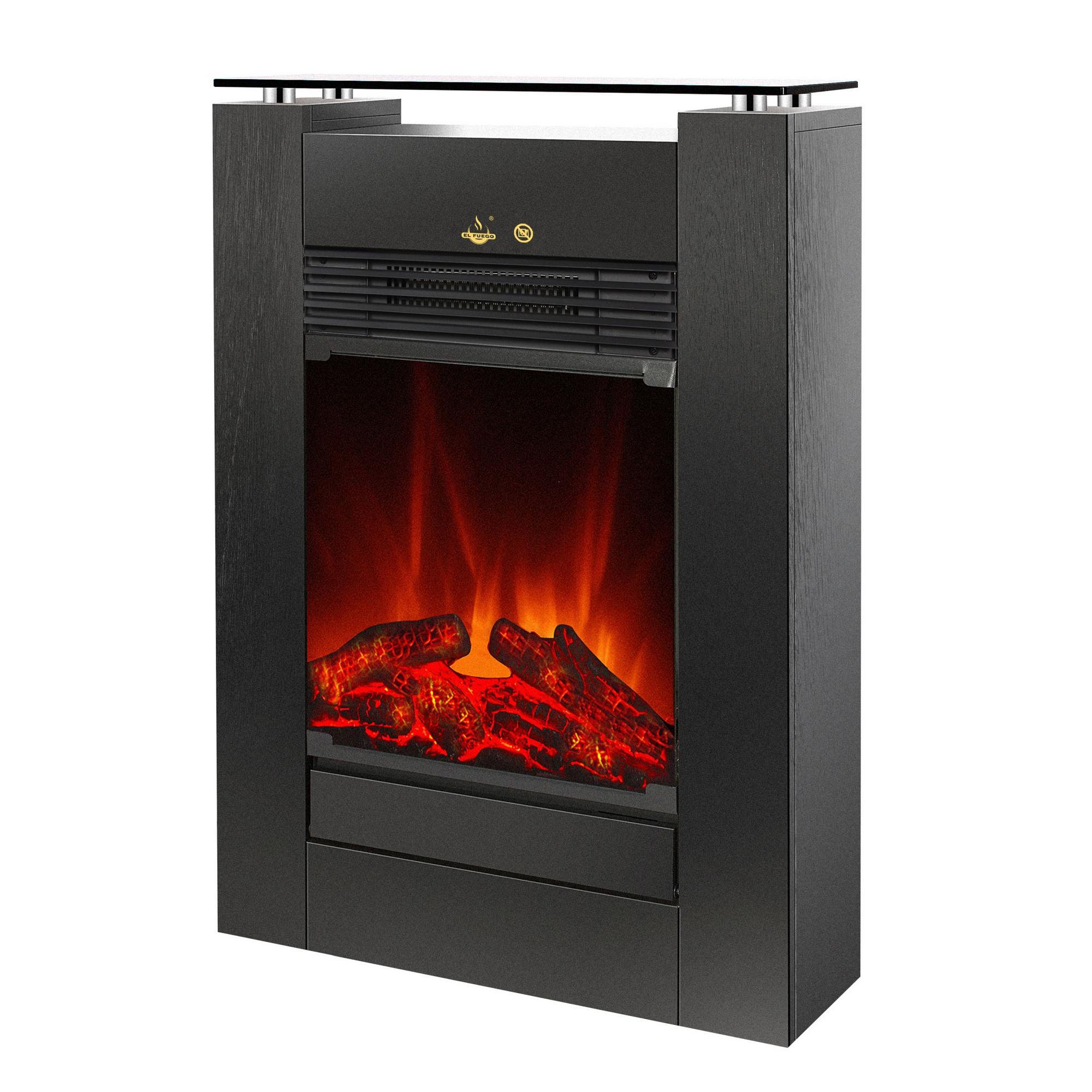 Elektrokamin 'Tessin' schwarz 2 kW
