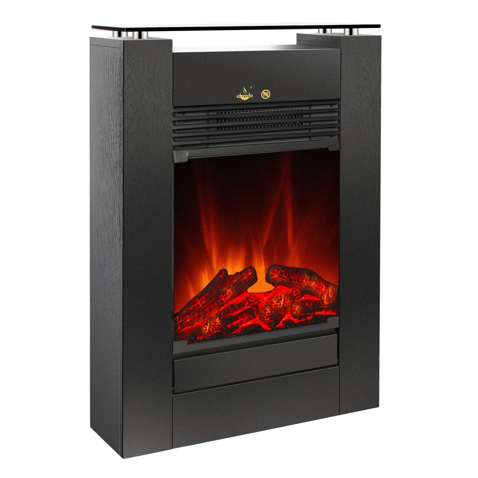 Elektrokamin 'Tessin' schwarz 2 kW