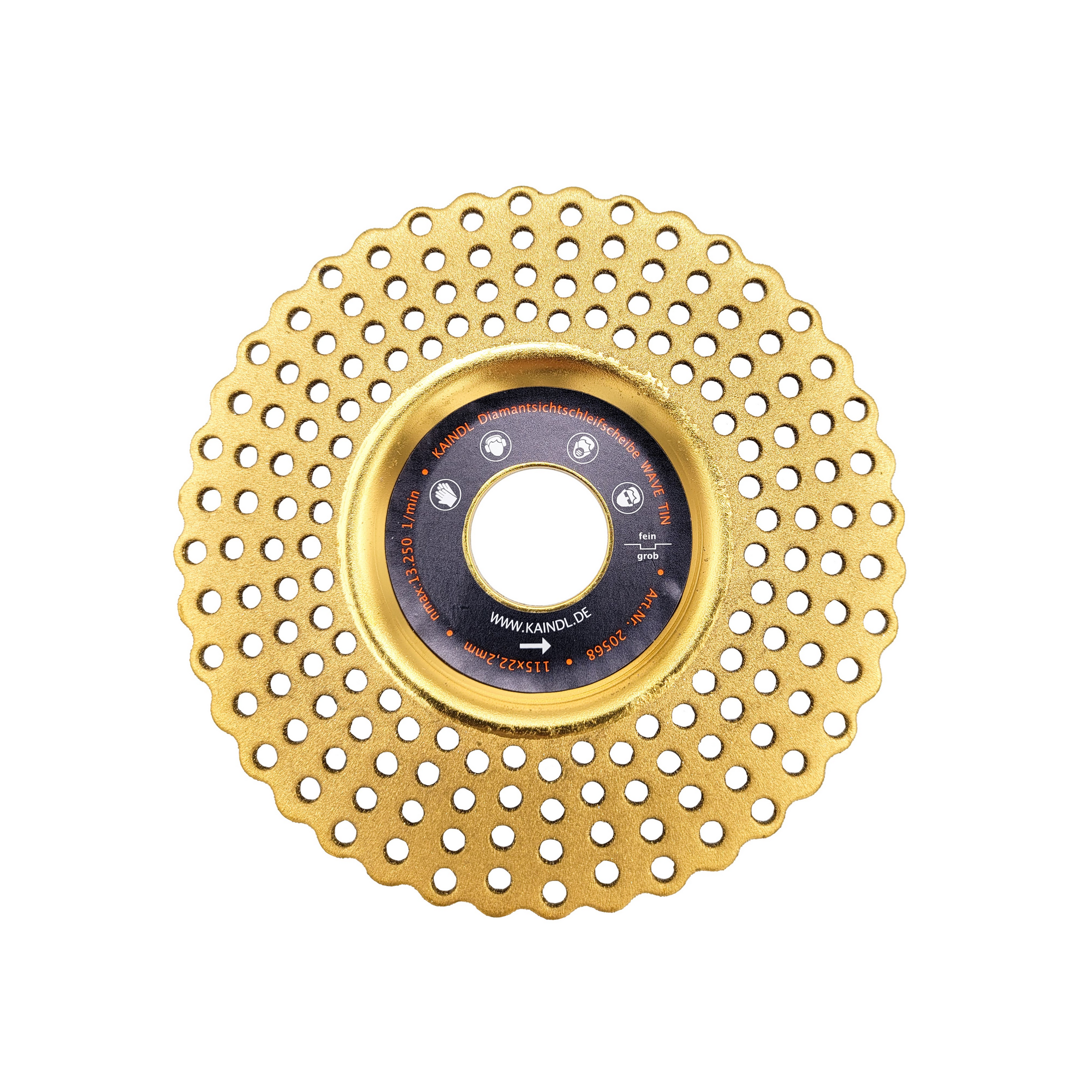 Diamantschleifscheibe 'Wave TIN' Ø 115 x 22,2 mm