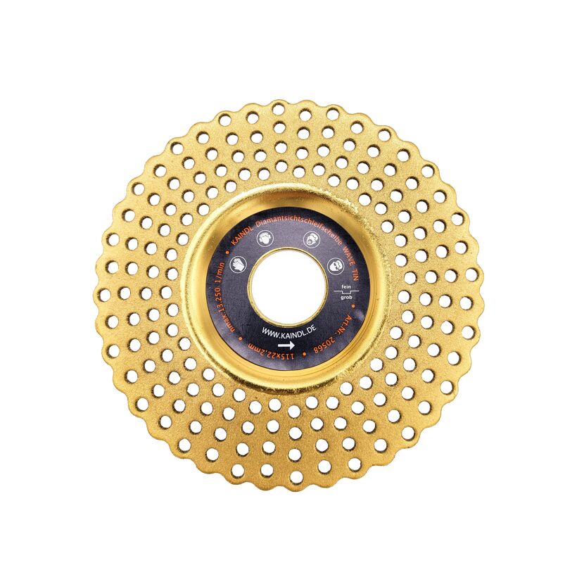 Diamantschleifscheibe 'Wave TIN' Ø 115 x 22,2 mm