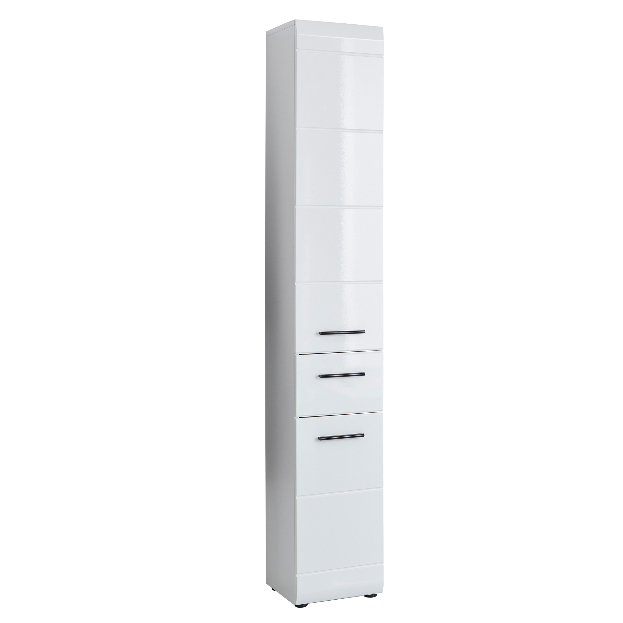 Hochschrank 'Gloss' weiß Hochglanz 30 x 182 x 31 cm