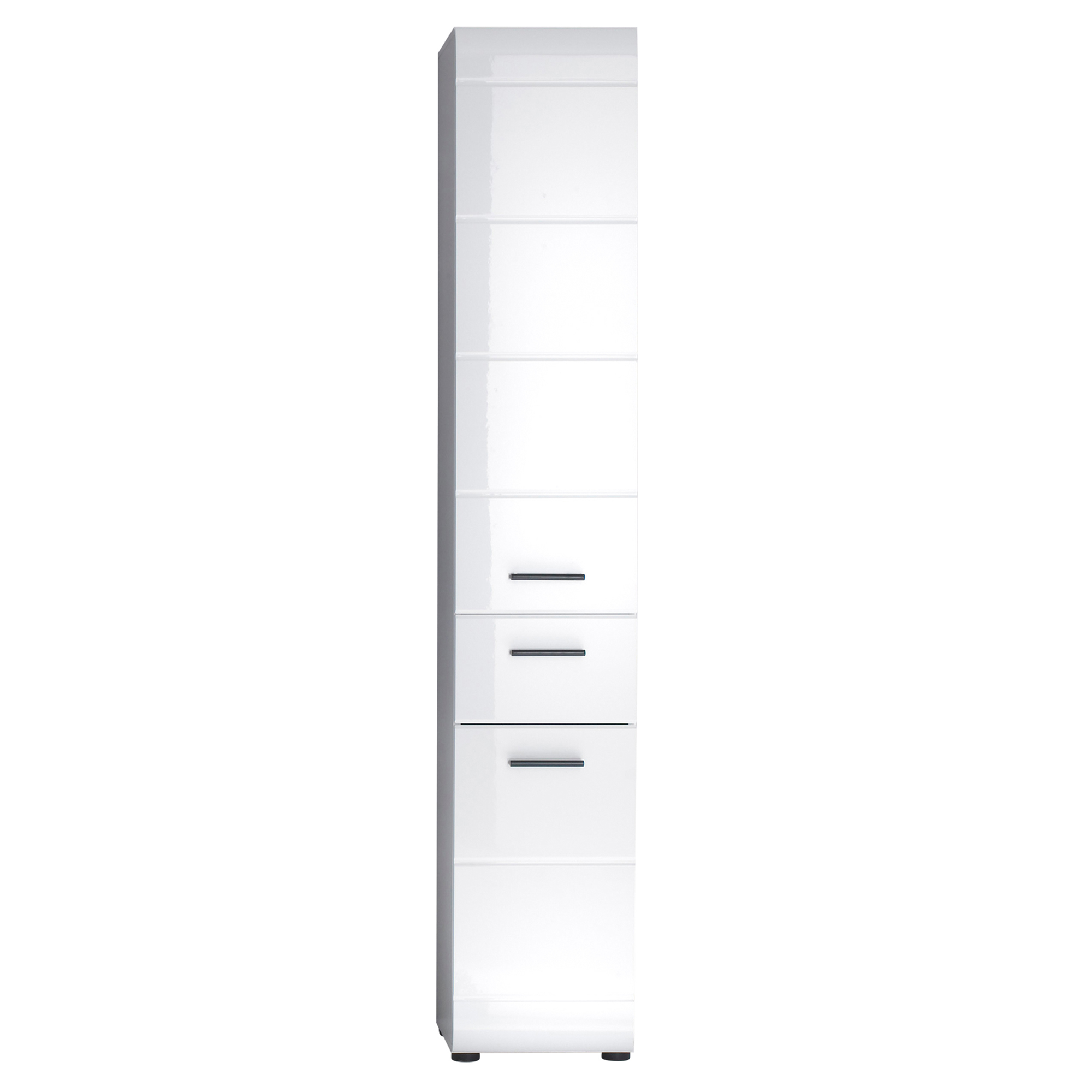 Hochschrank 'Gloss' weiß Hochglanz 30 x 182 x 31 cm