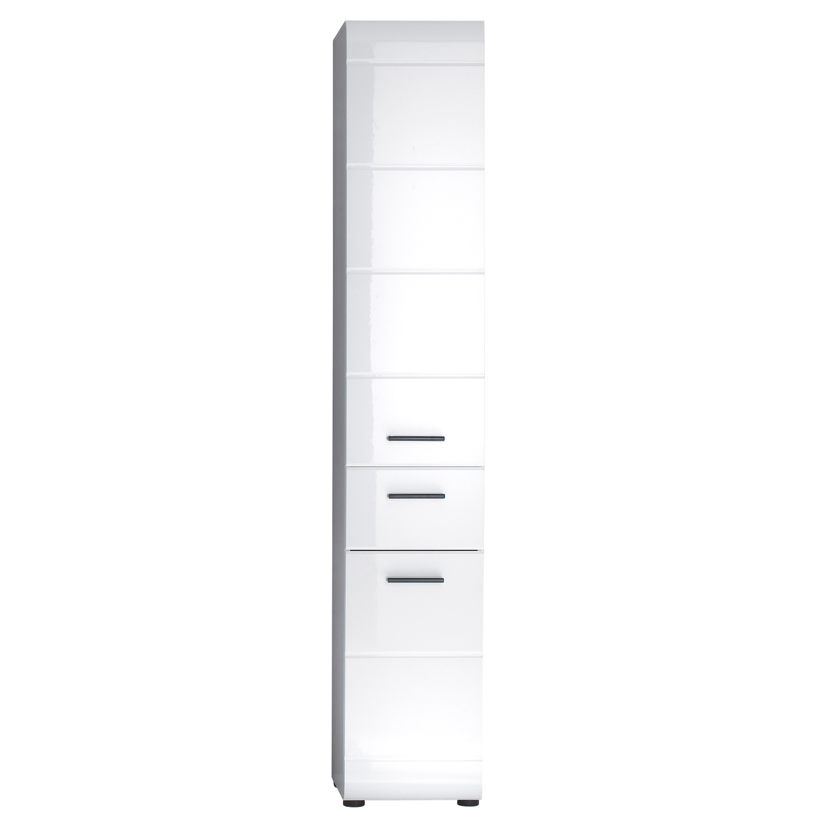 Hochschrank 'Gloss' weiß Hochglanz 30 x 182 x 31 cm