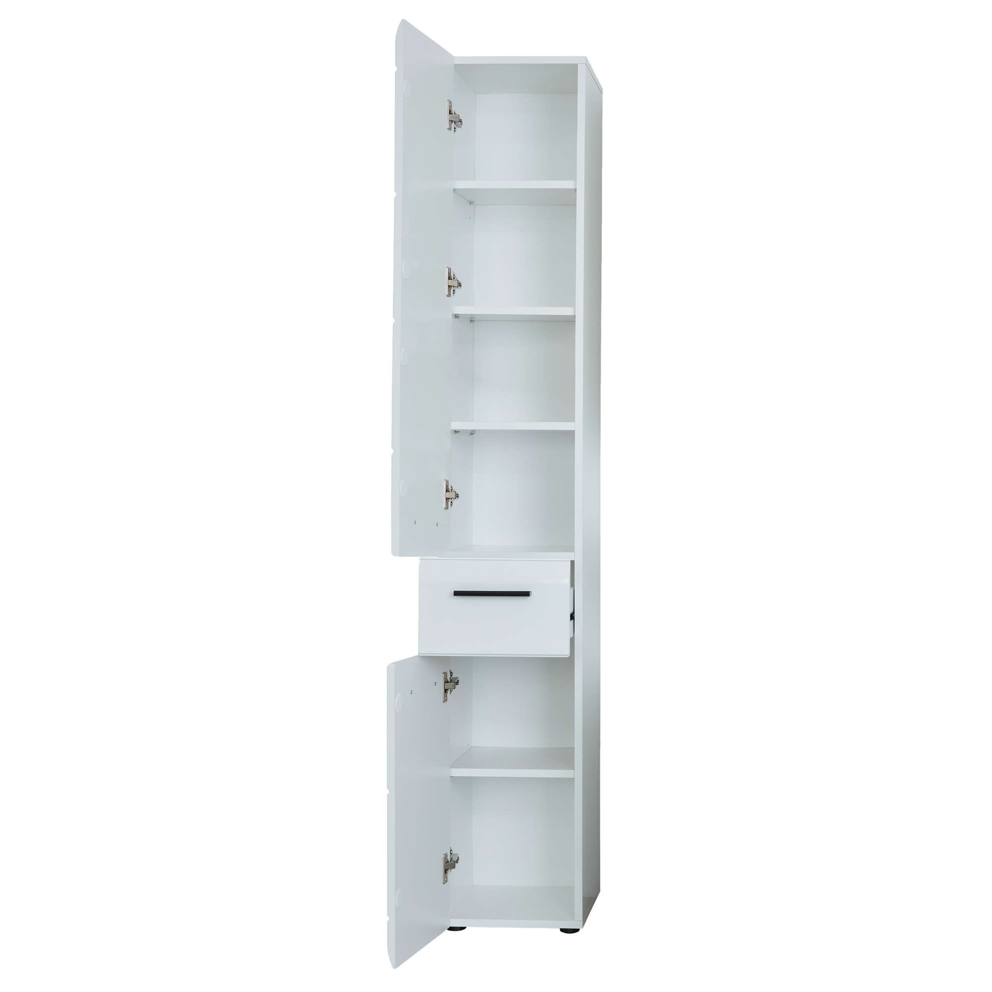 Hochschrank 'Gloss' weiß Hochglanz 30 x 182 x 31 cm