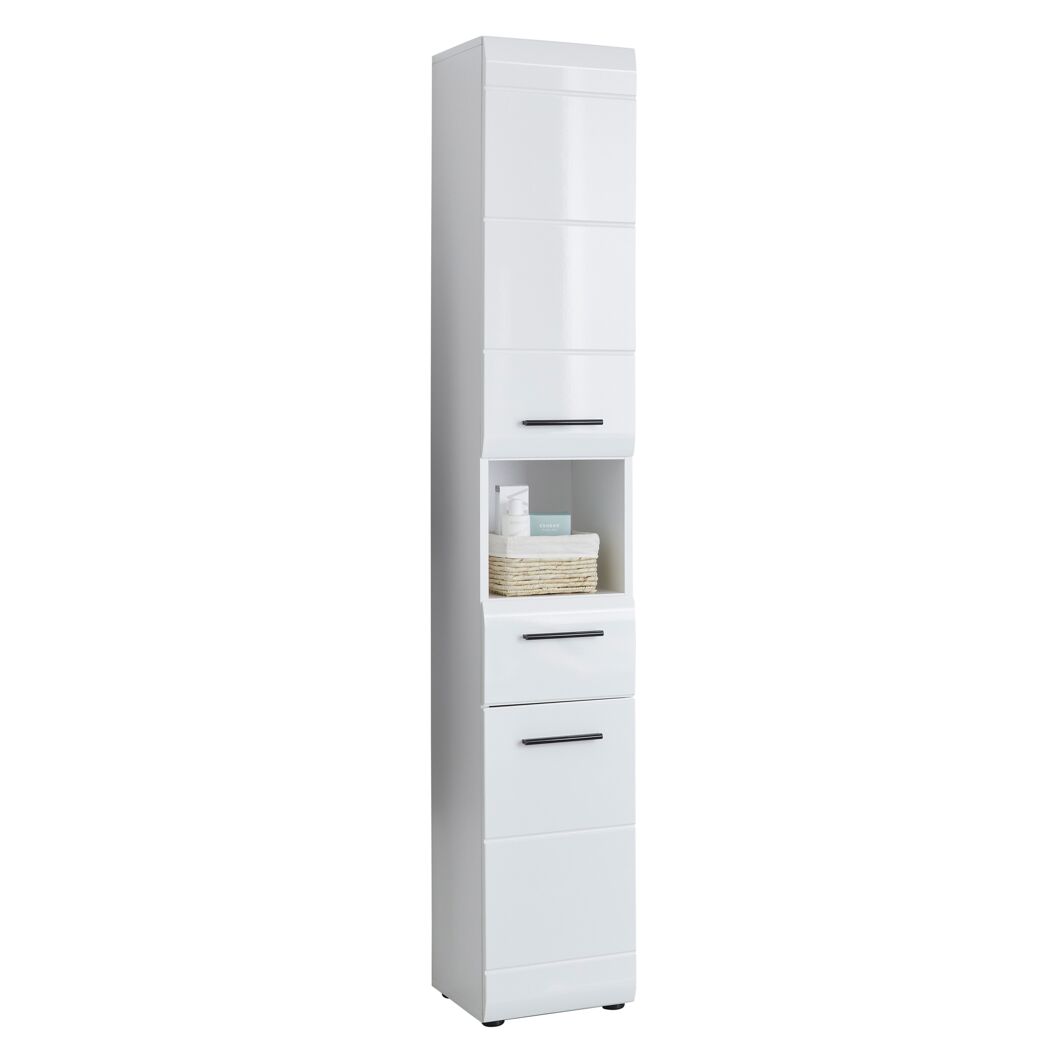 Hochschrank 'Gloss' weiß Hochglanz 30 x 182 x 31 cm