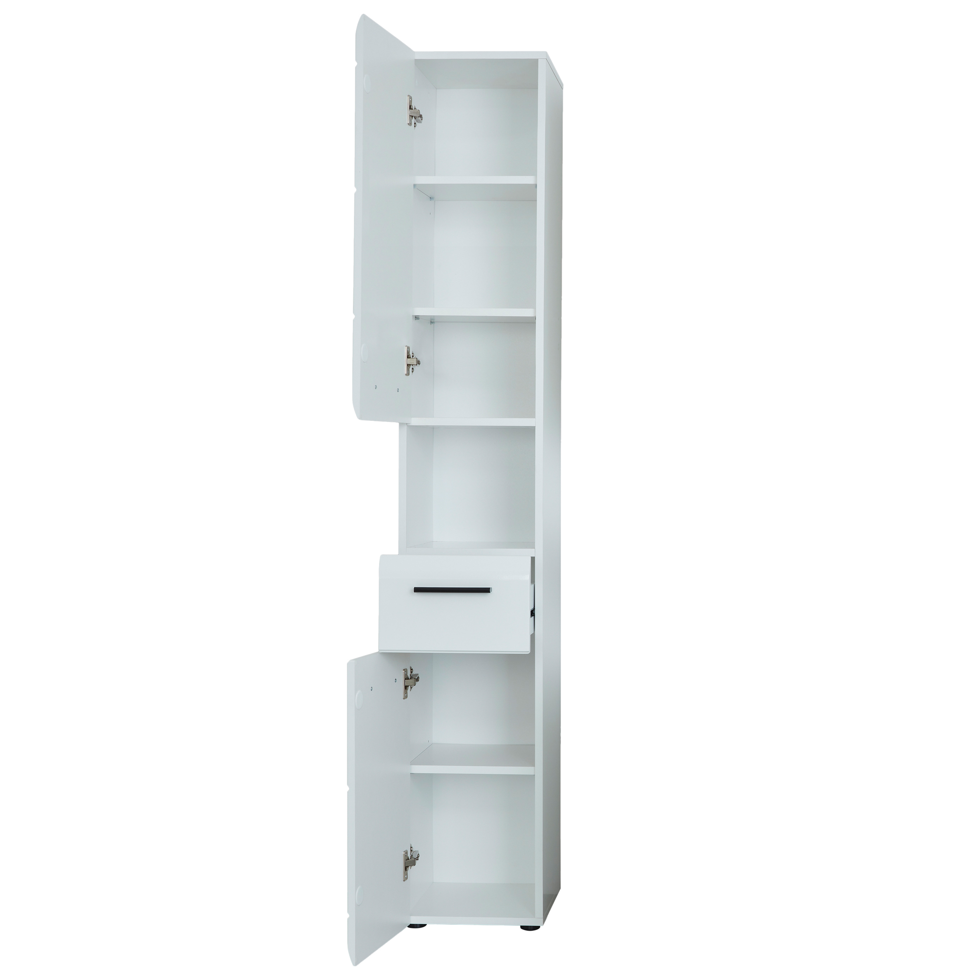 Hochschrank 'Gloss' weiß Hochglanz 30 x 182 x 31 cm