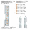 Hochschrank 'Gloss' weiß Hochglanz 30 x 182 x 31 cm