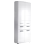 Hochschrank 'Gloss' weiß Hochglanz 60 x 182 x 31 cm