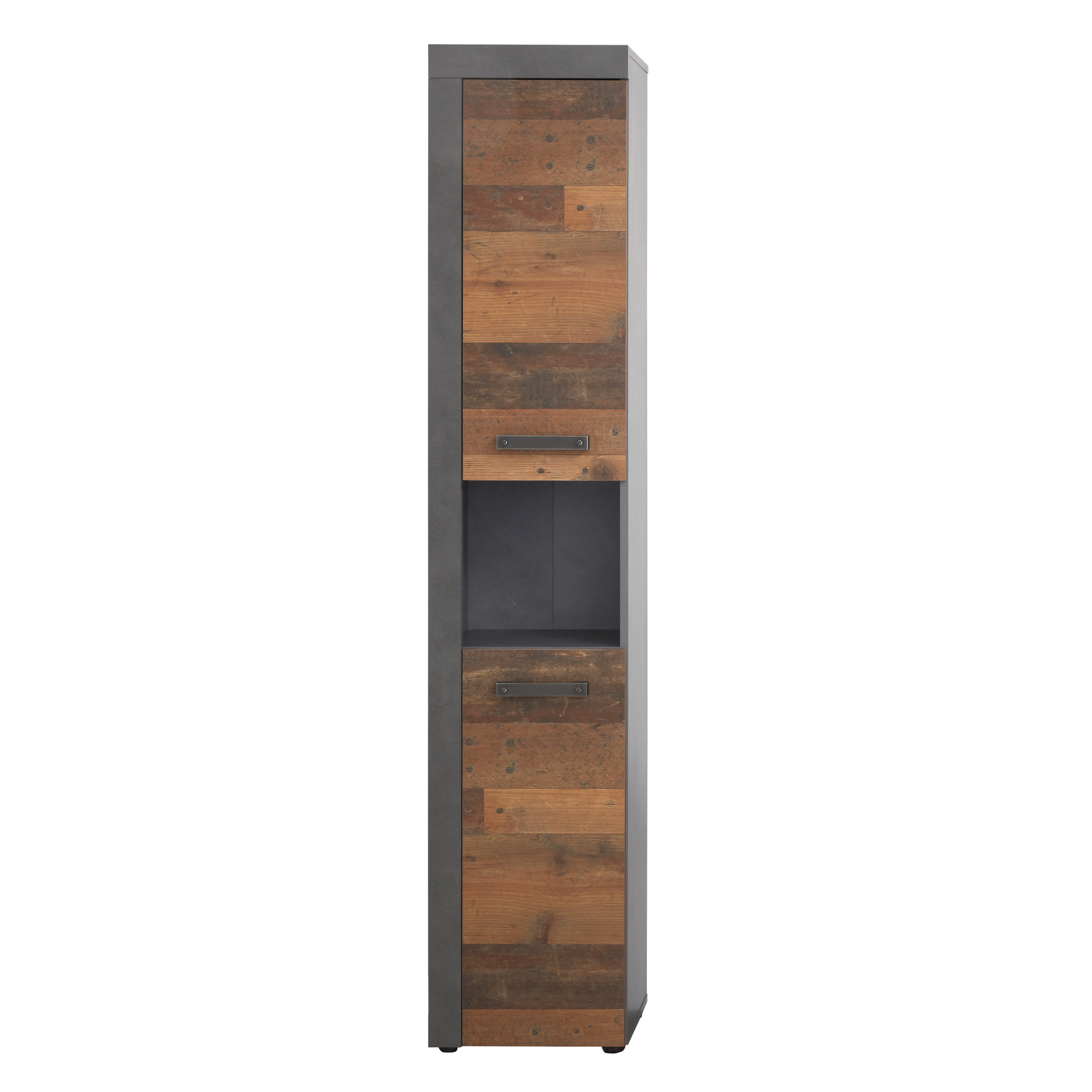 Hochschrank 'Indy' Old Wood 36 x 184 x 31 cm