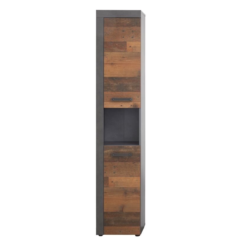 Hochschrank 'Indy' Old Wood 36 x 184 x 31 cm
