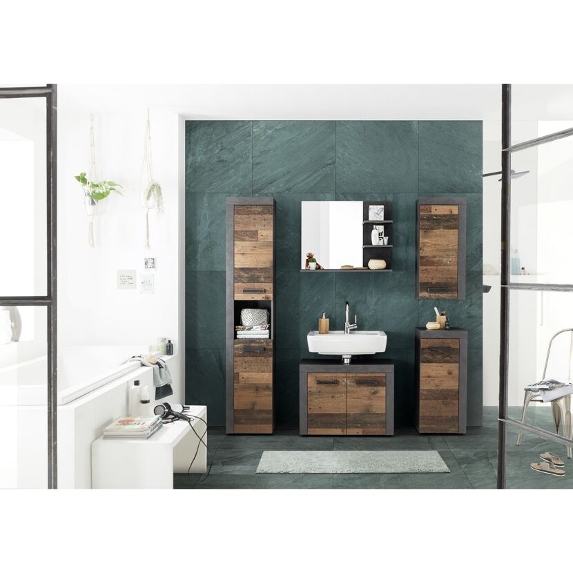 Standschrank 'Indy' Old Wood 36 x 81 x 31 cm