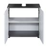 Waschbeckenunterschrank 'Skin' weiß Hochglanz 60 x 57 x 31 cm