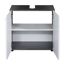 Waschbeckenunterschrank 'Skin' weiß Hochglanz 60 x 57 x 31 cm
