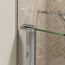 Duschkabine 'Elana 2.0' mit Eckeinstieg aluminiumfarben 90 x 90 x 200 cm