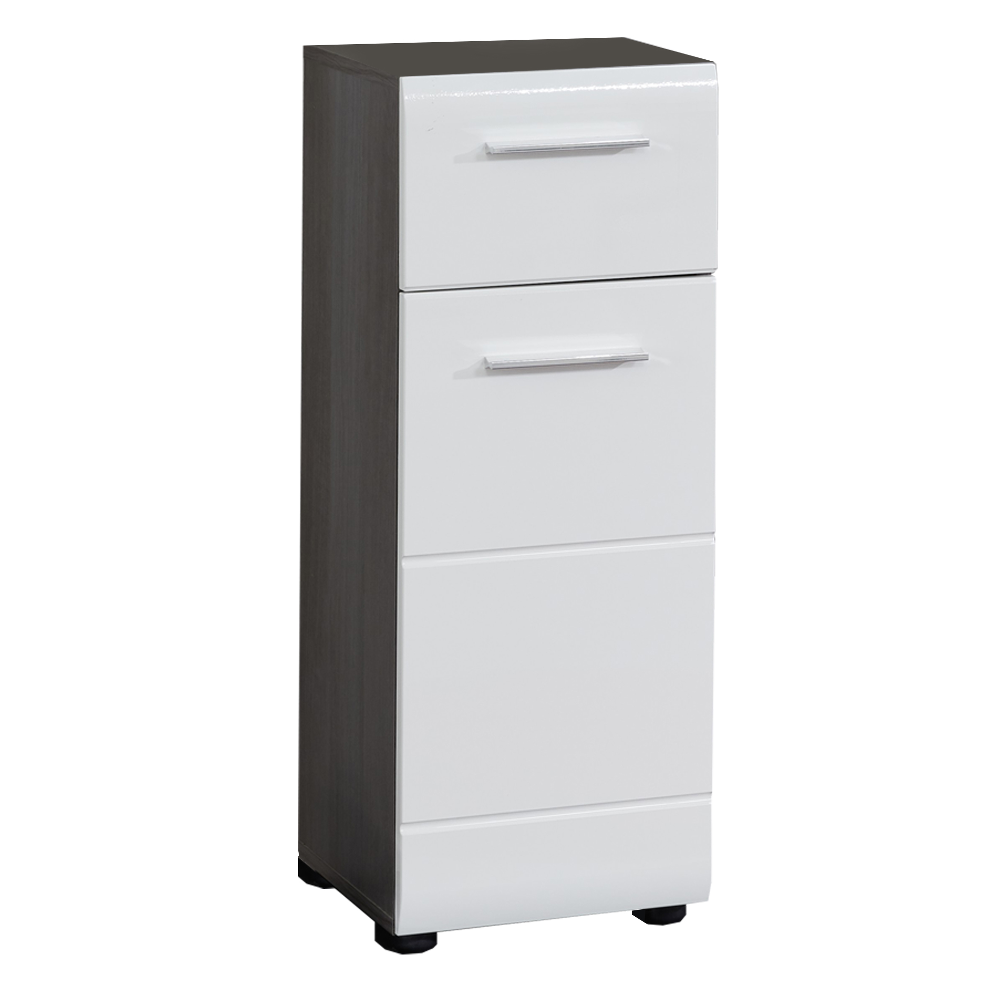 Standschrank 'Skin' weiß Hochglanz 30 x 80 x 31 cm