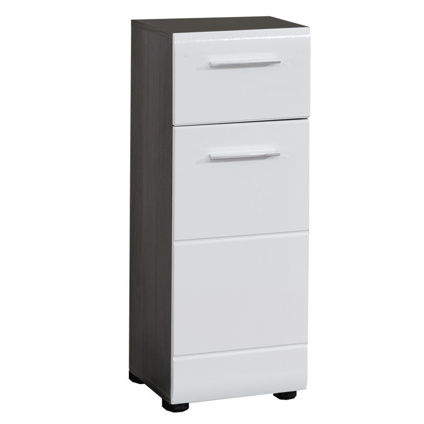 Standschrank 'Skin' weiß Hochglanz 30 x 80 x 31 cm