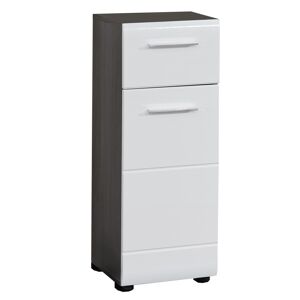 Standschrank 'Skin' weiß Hochglanz 30 x 80 x 31 cm