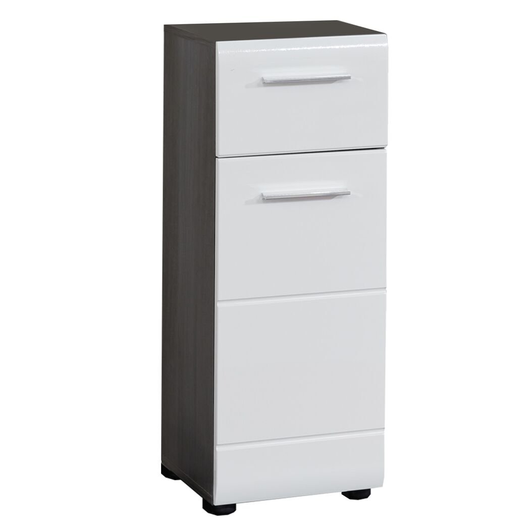 Standschrank 'Skin' weiß Hochglanz 30 x 80 x 31 cm