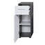 Standschrank 'Skin' weiß Hochglanz 30 x 80 x 31 cm