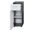 Standschrank 'Skin' weiß Hochglanz 30 x 80 x 31 cm