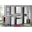 Standschrank 'Skin' weiß Hochglanz 30 x 80 x 31 cm