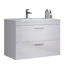 Waschbecken mit Unterschrank 'Devon' weiß Hochglanz 81 x 59 x 47 cm