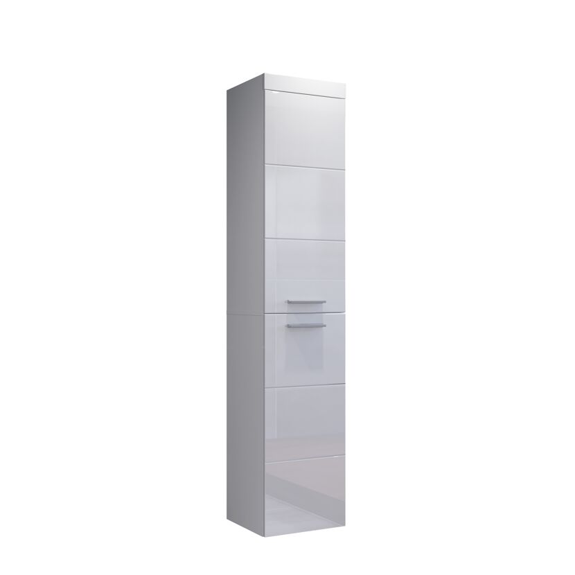 Hochschrank 'Devon' weiß Hochglanz 35 x 170 x 33 cm