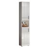 Hochschrank 'Wons' weiß Hochglanz 37 x 192 x 31 cm