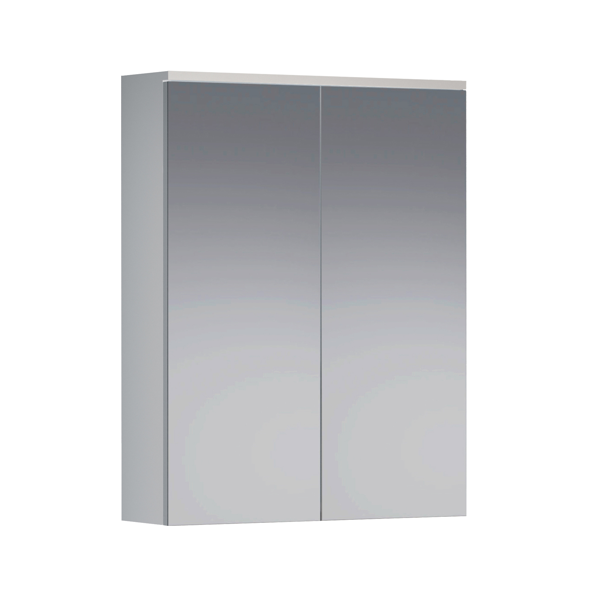 Spiegelschrank 'Wons' weiß Hochglanz 60 x 78 x 18 cm