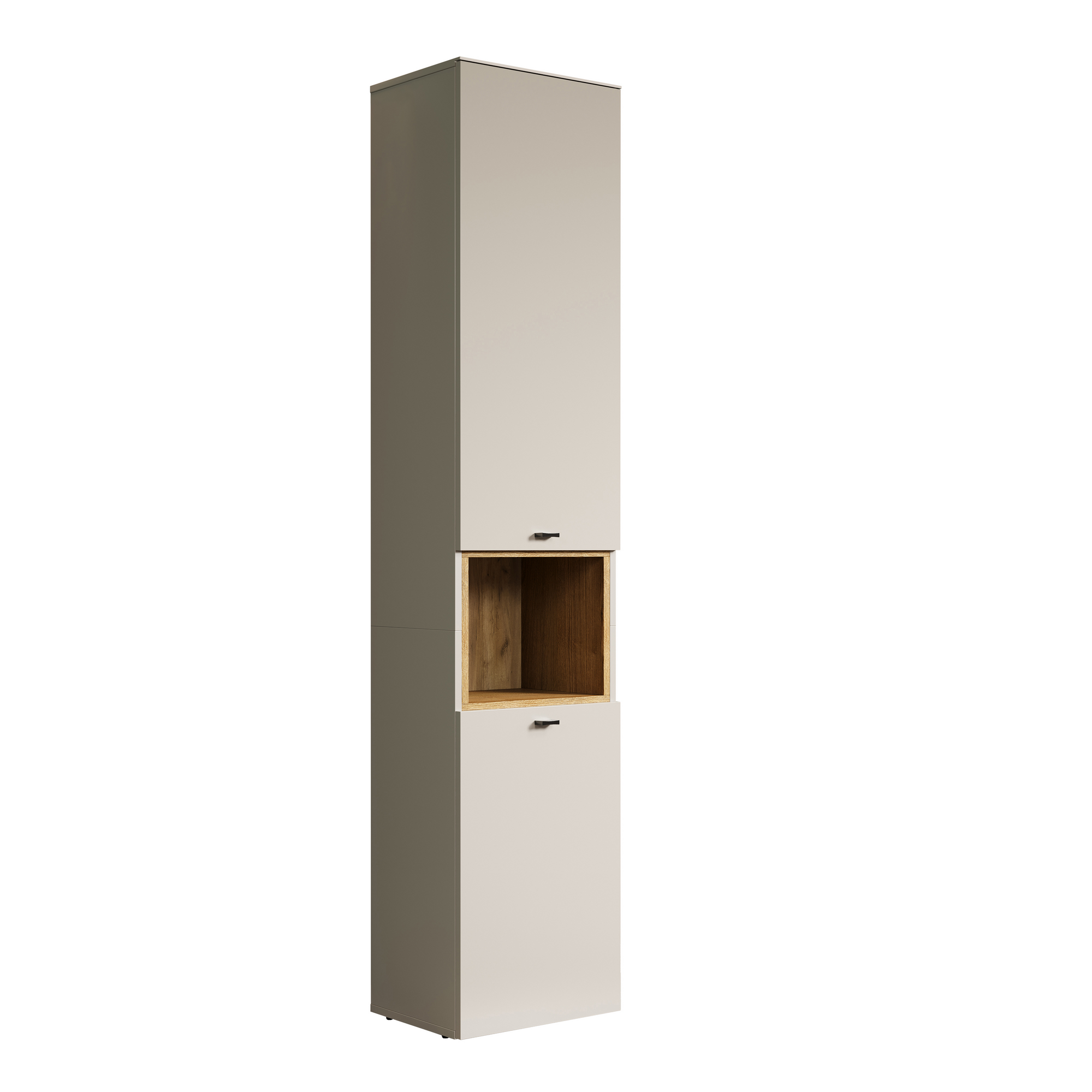 Hochschrank 'Sao Paulo' Kaschmir 40 x 186 x 31 cm