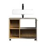 Waschbeckenunterschrank 'Sao Paulo' Kaschmir 80 x 64 x 42 cm