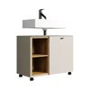 Waschbeckenunterschrank 'Sao Paulo' Kaschmir 80 x 64 x 42 cm