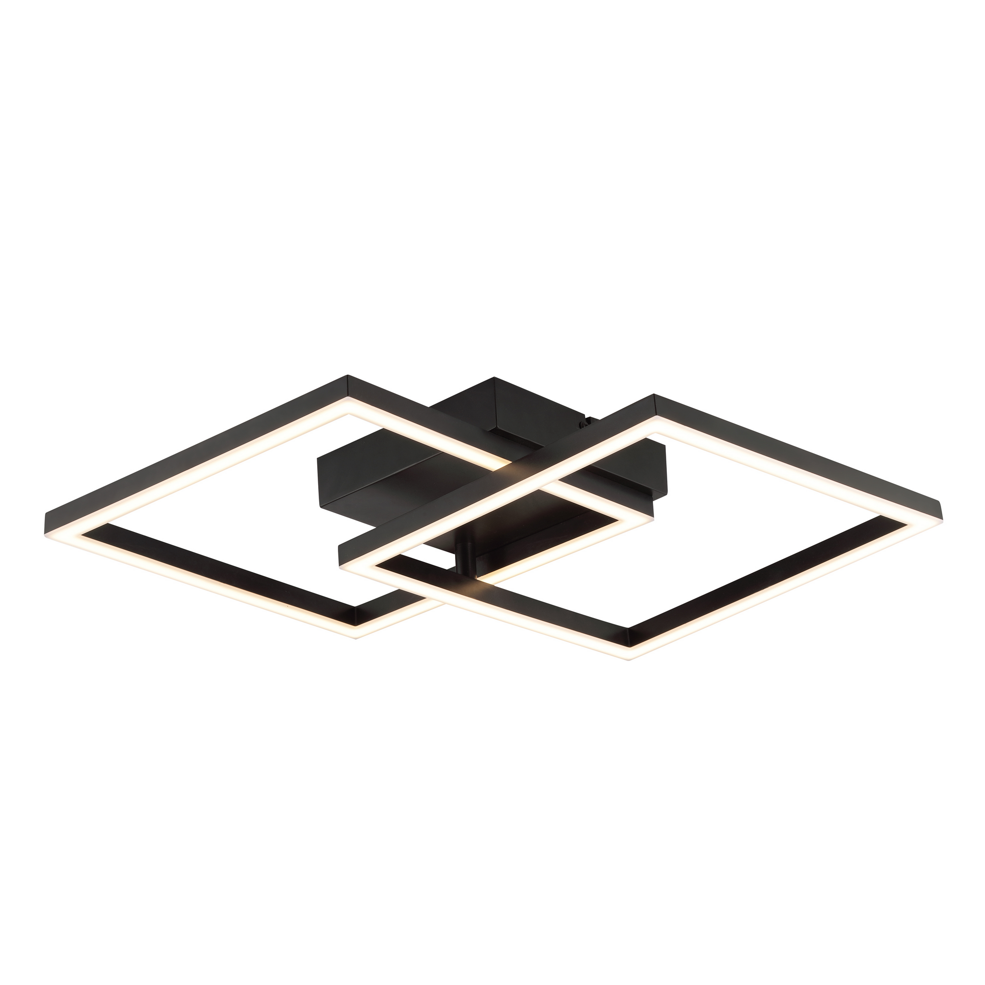 LED-Deckenleuchte 'Kaleo' 40,5 x 40,5 cm schwarz 18 W