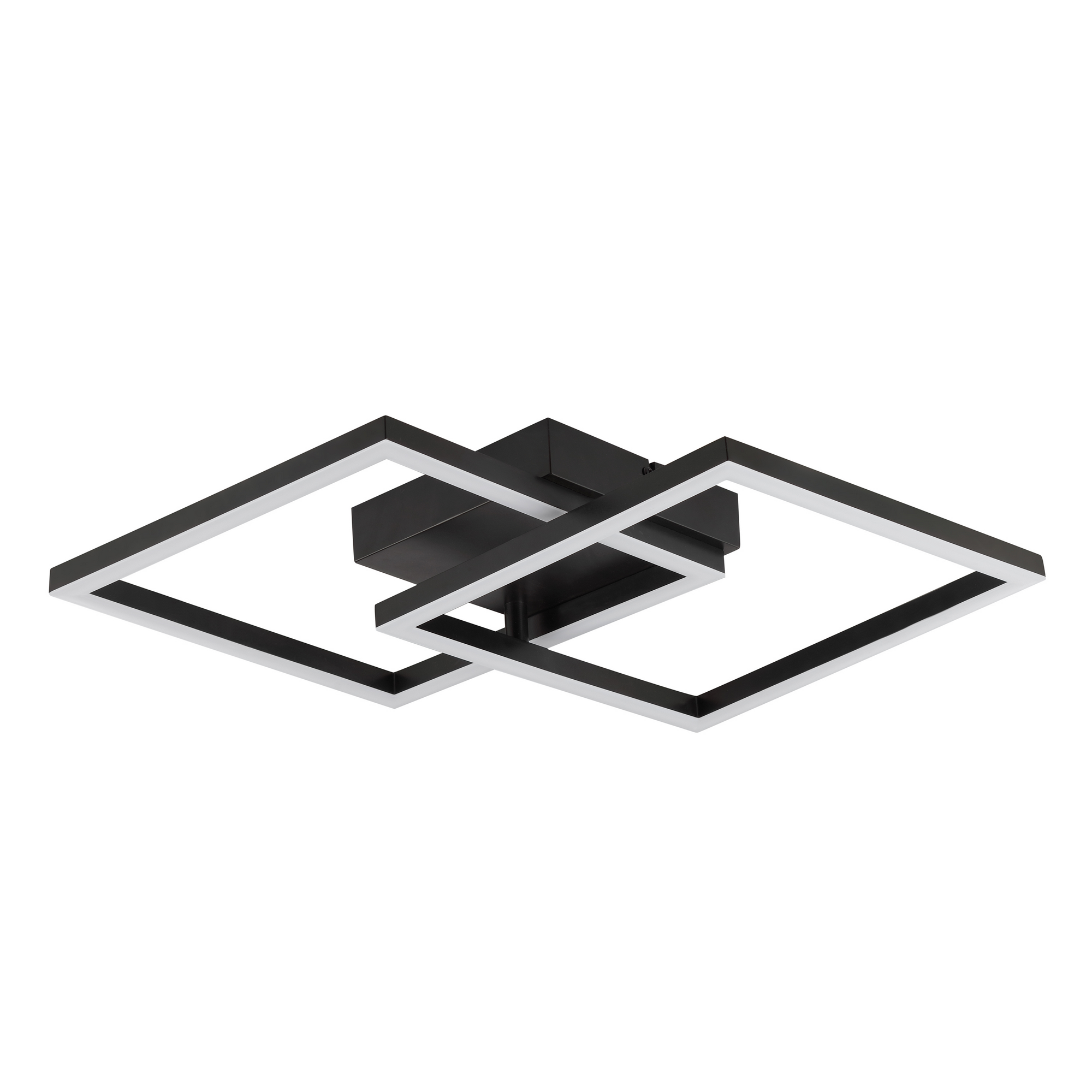 LED-Deckenleuchte 'Kaleo' 40,5 x 40,5 cm schwarz 18 W