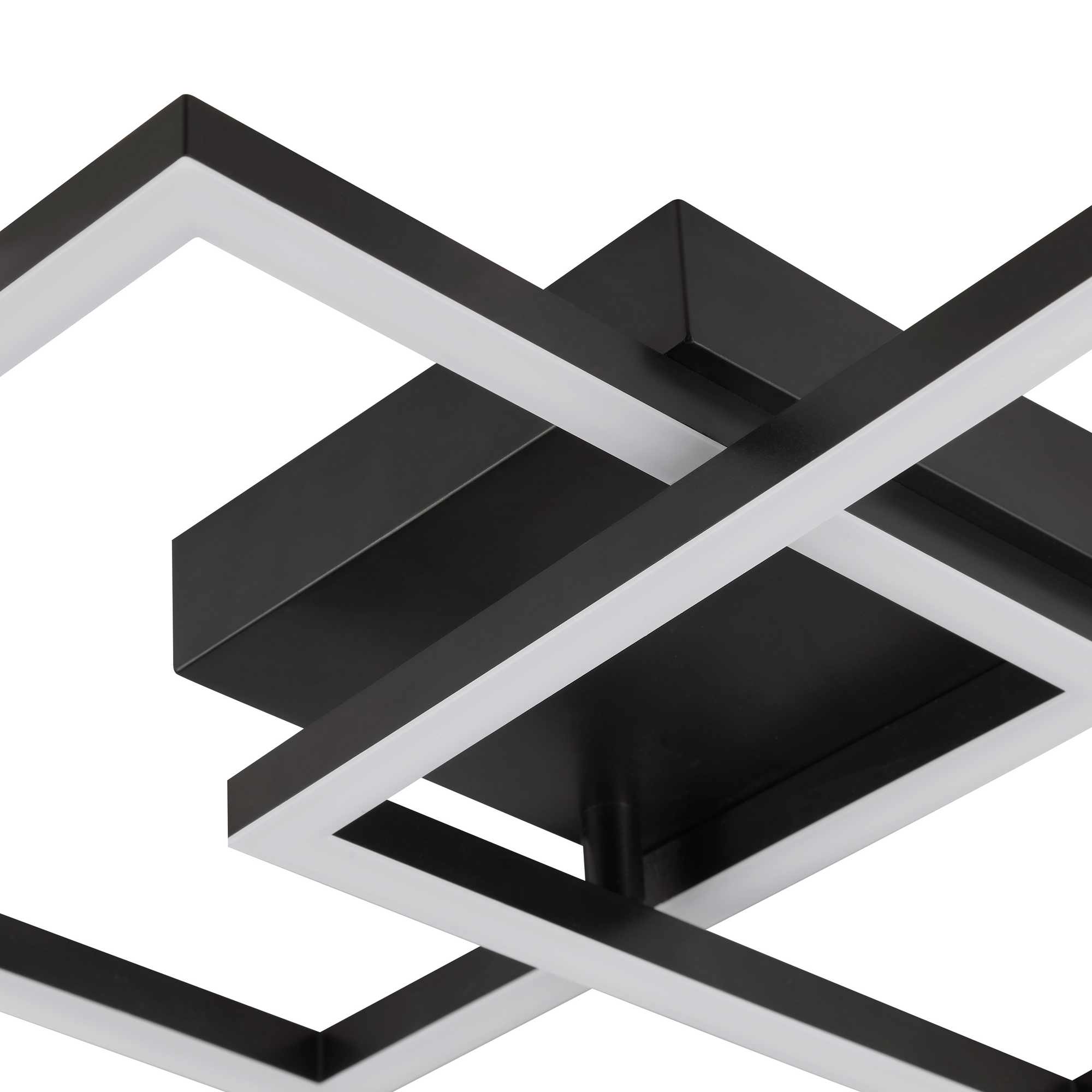 LED-Deckenleuchte 'Kaleo' 40,5 x 40,5 cm schwarz 18 W