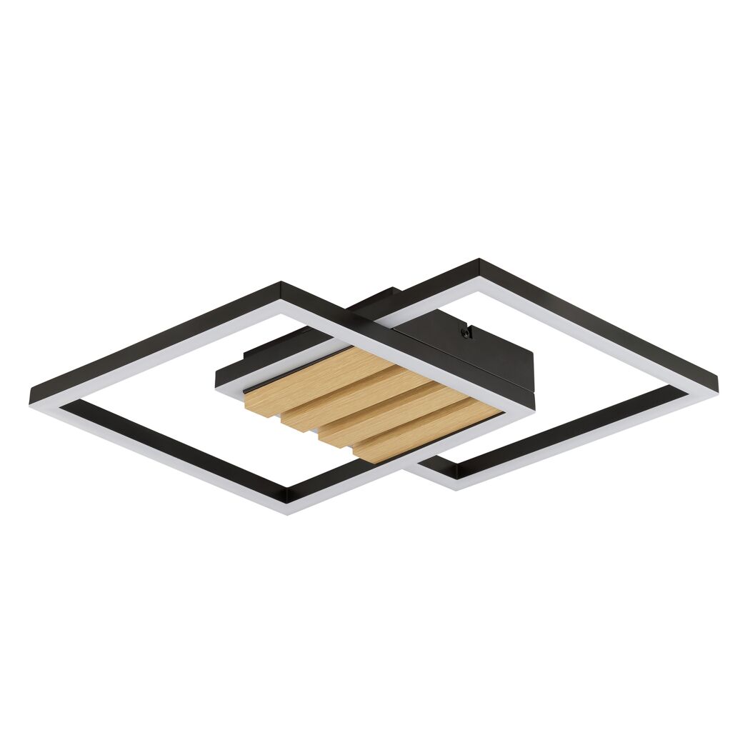 LED-Deckenleuchte 'Kaleo' 3400 lm warmweiß 37,5 x 5,3 x 37,5 cm