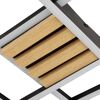LED-Deckenleuchte 'Kaleo' 3400 lm warmweiß 37,5 x 5,3 x 37,5 cm