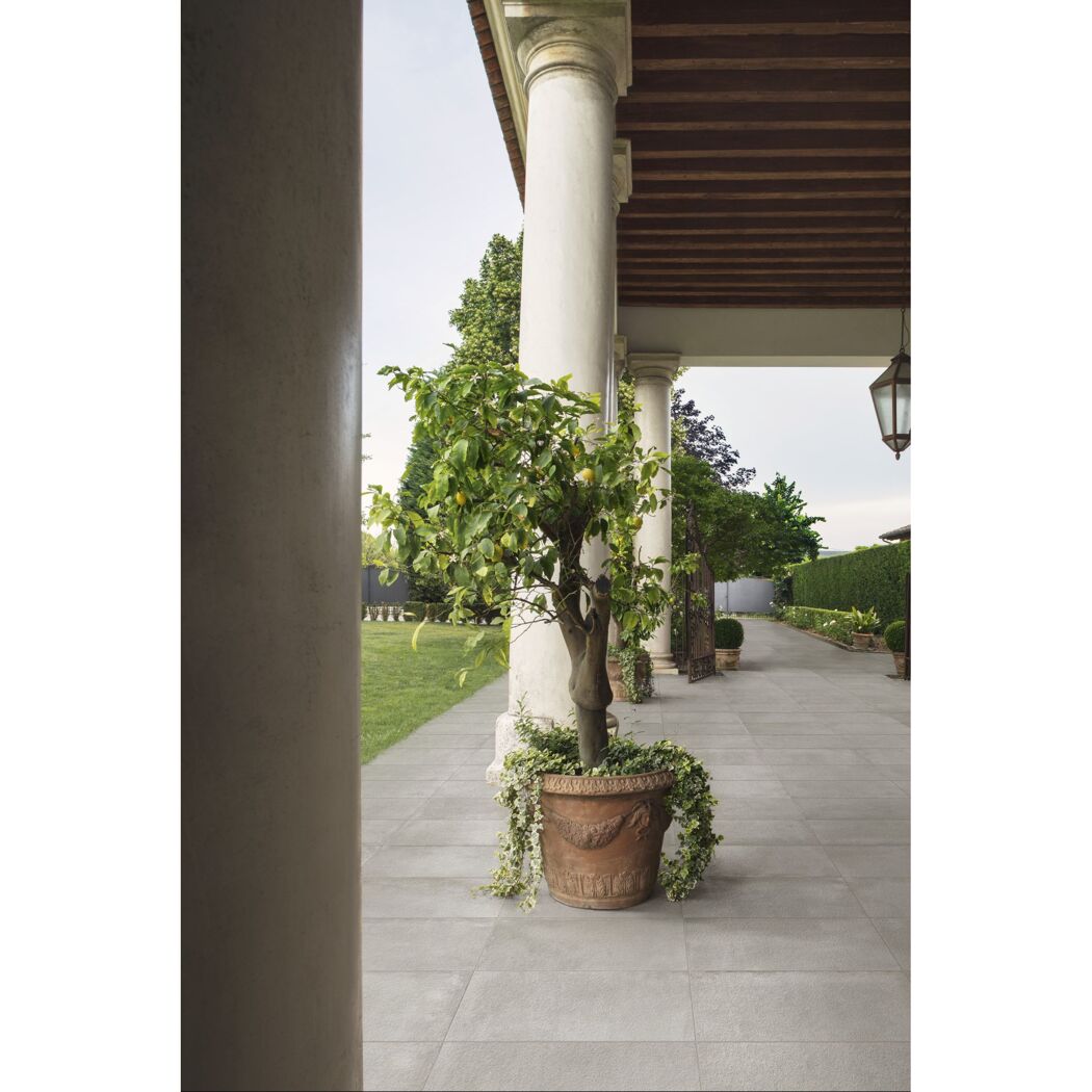 Bodenfliese 'Raw' Feinsteinzeug grau 30 x 60 x 0,85 cm