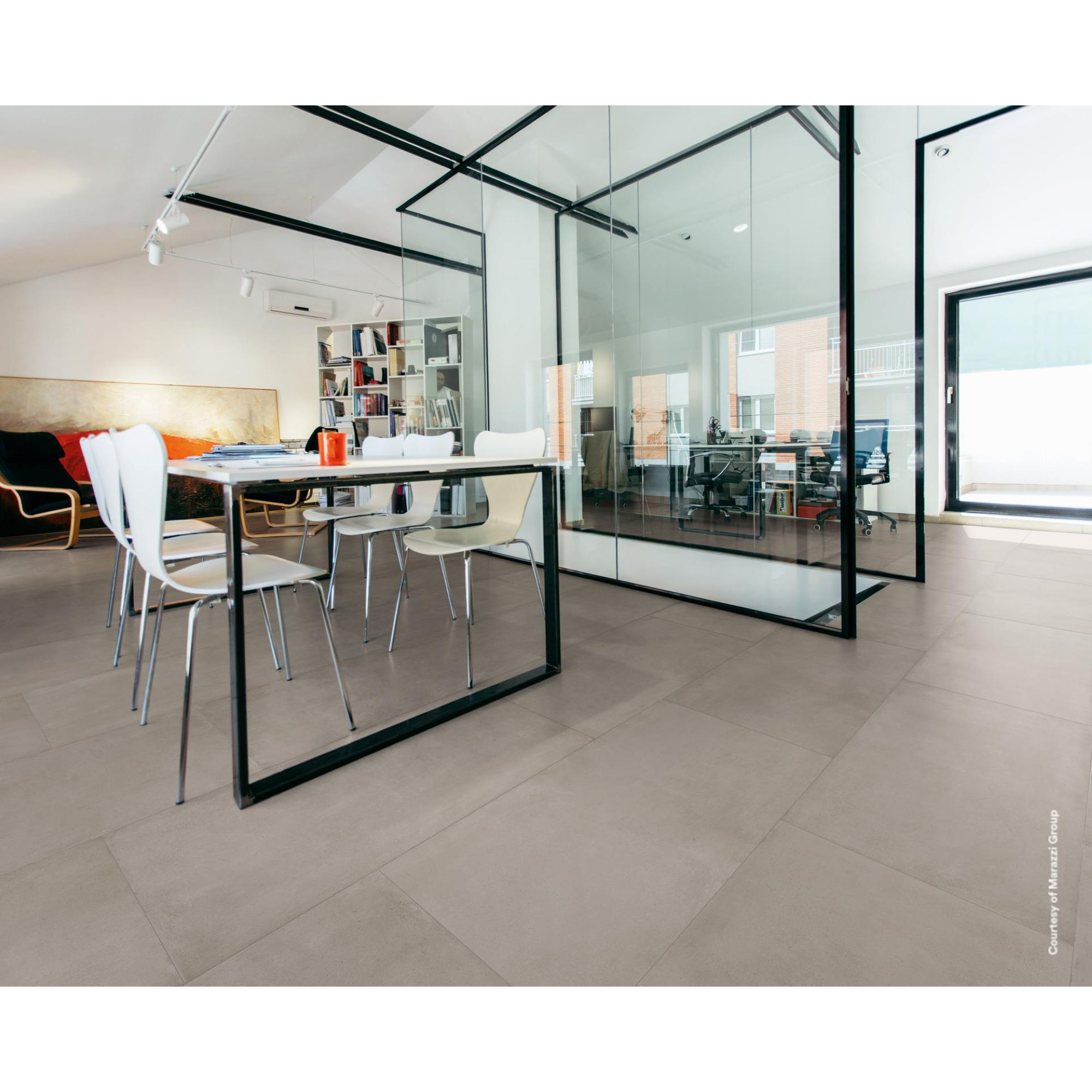Bodenfliese 'Raw' Feinsteinzeug taupe 60 x 120 x 0,85 cm