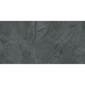 Bodenfliese 'Slate Lux' Feinsteinzeug anthrazit 60 x 120 x 0,95 cm