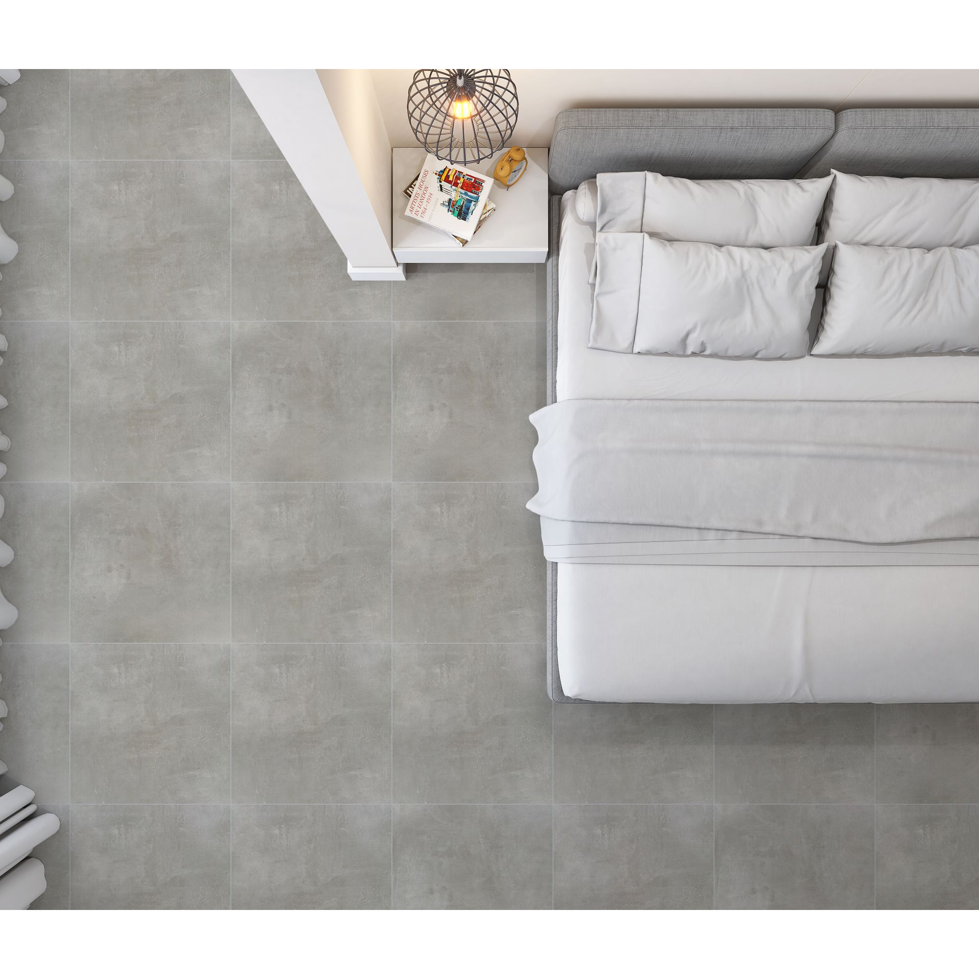 Bodenfliese 'Loftline' Feinsteinzeug grau 59,8 x 59,8 x 0,8 cm