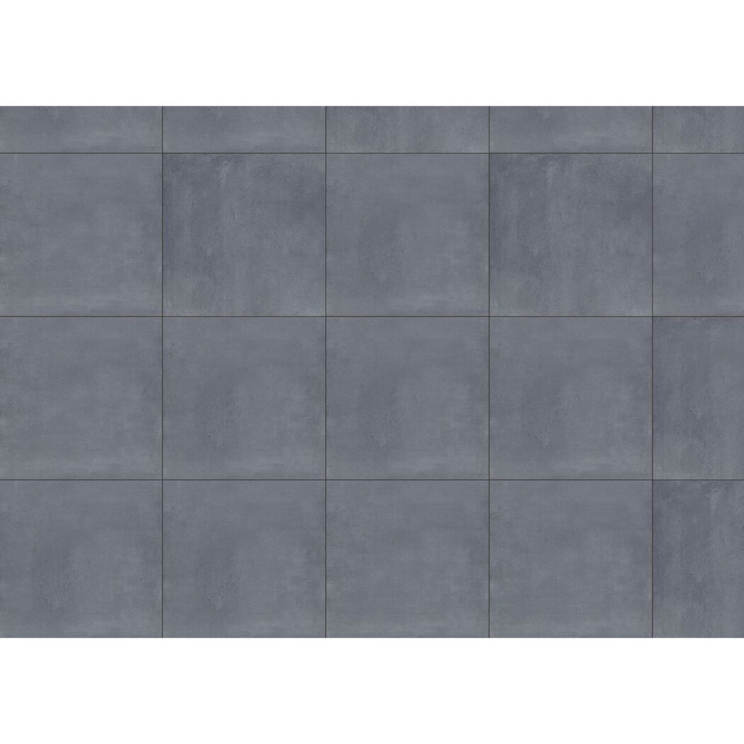 Bodenfliese 'Raw' Feinsteinzeug anthrazit 60 x 60 x 0,85 cm