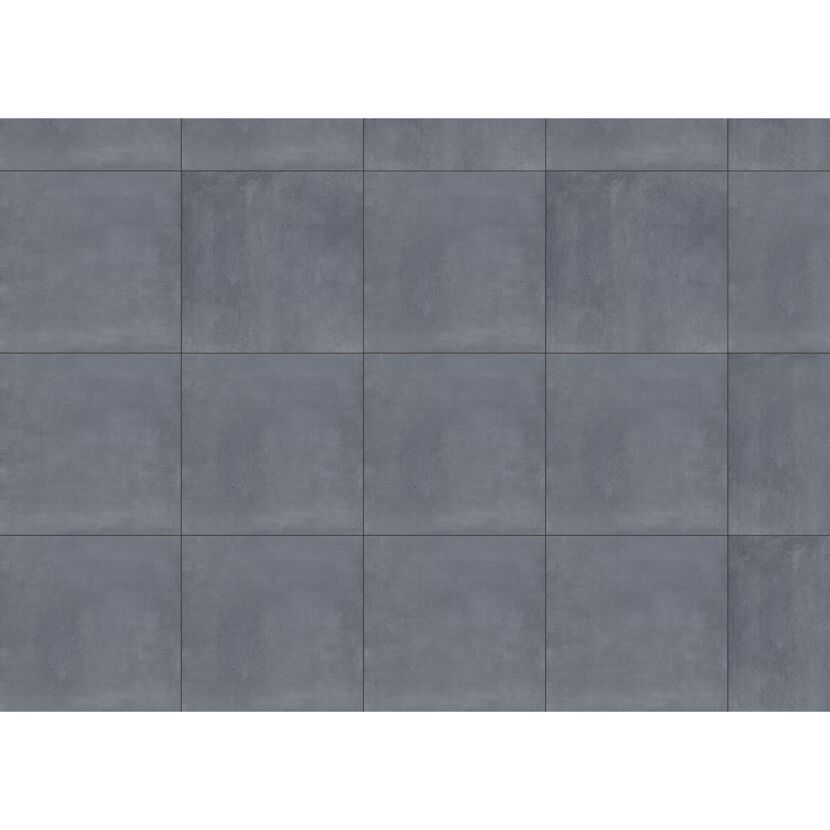 Bodenfliese 'Raw' Feinsteinzeug anthrazit 60 x 60 x 0,85 cm