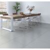 Bodenfliese 'Raw' Feinsteinzeug taupe 60 x 60 x 0,85 cm
