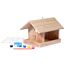 Vogelfutterhaus 19,5 x 19,5 x 26,5 cm